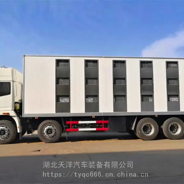 活禽密封保温运输车 猪仔运输车 前四后八拉猪车