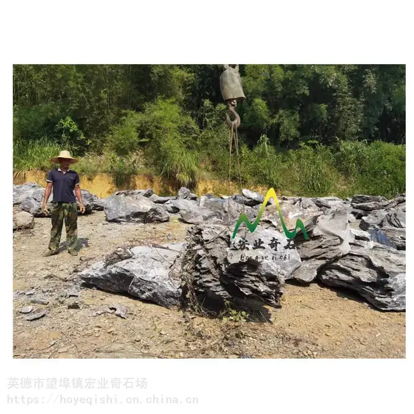 周口英石庭院假山石,英石多少元一吨?英石原石原产地
