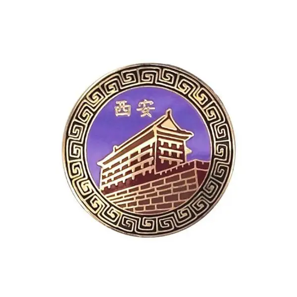 国工金属 珐琅徽章金属徽章企业胸牌纪念胸章定制