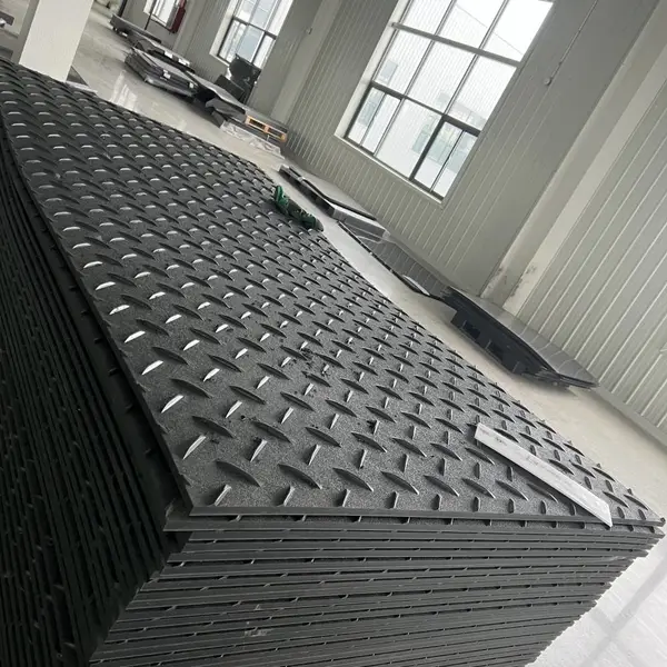 工地临时铺路板路基板卡扣地板环保重复使用卡扣拼接