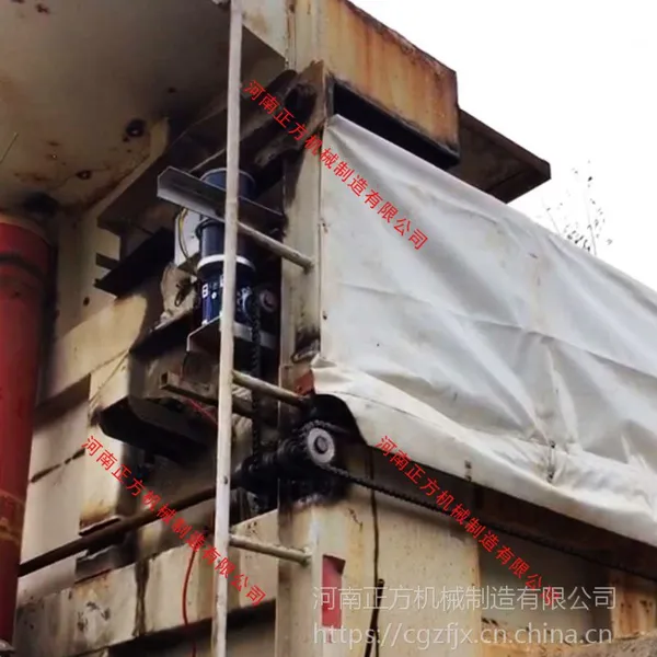 渣土车环保盖 ZFPB-1轻轨链条伸缩式自卸车加盖 自卸车环保盖配件