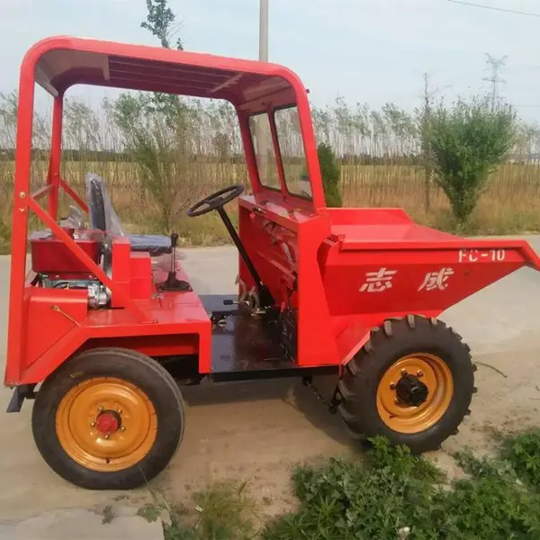 厂家浩阳工程翻斗车 FC-10柴油自卸车 工地用蹦蹦车