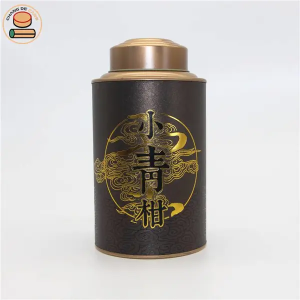 茶叶罐 包装定制纸罐 多种盖可供选择 德昌制罐