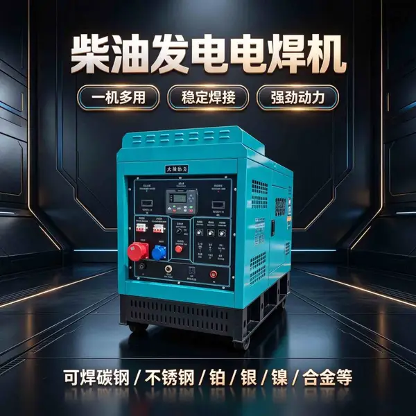 四轮拖车款式400A柴油发电电焊机TO400A-JL