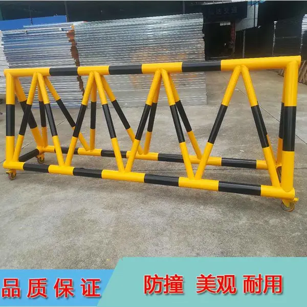 安防工程防冲撞拒马护栏 圆管带刺活动拒马围栏