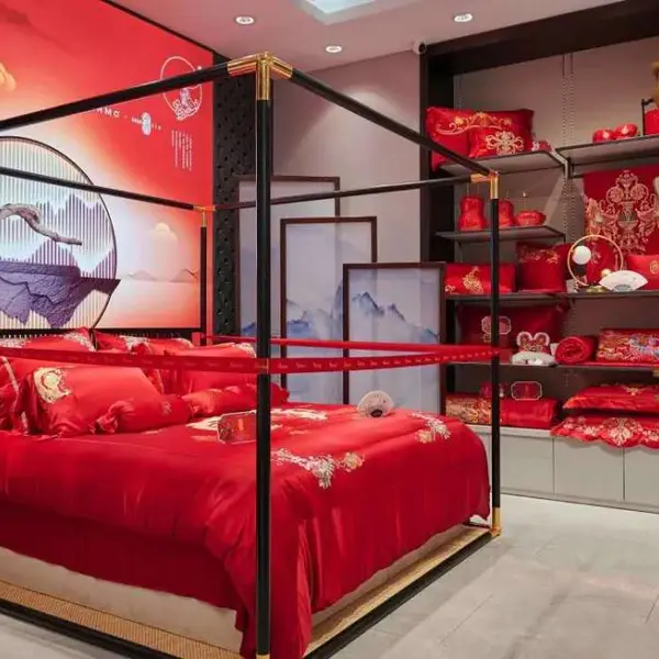 宝缦镇店之宝娟秀真丝婚庆多件套特别呈现