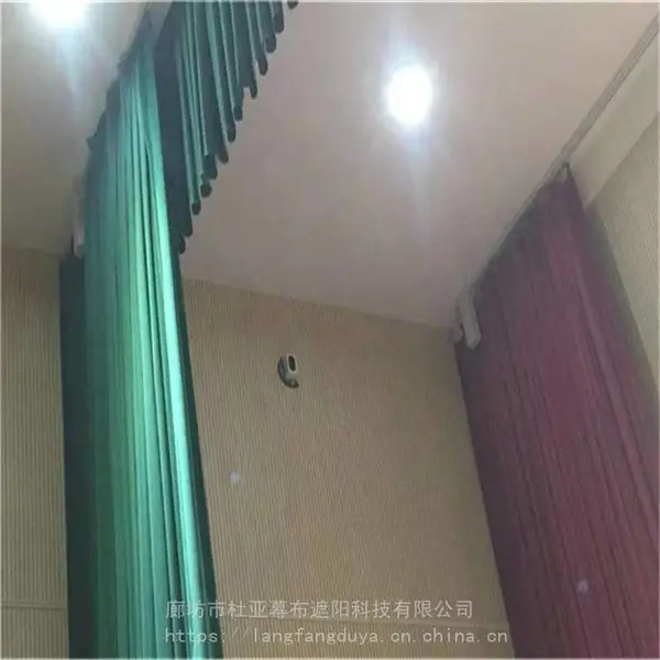 临汾***舞台幕布 舞台大幕二道幕背景舞台幕布墨绿藏蓝