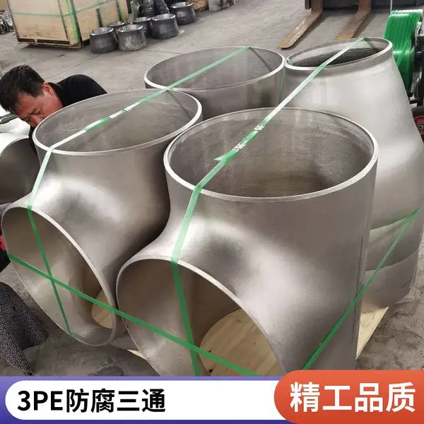 碳钢不锈钢螺纹式连接三通3pe防腐环氧粉末防腐建筑排水冶金造船