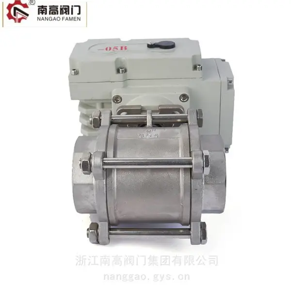 南高厂家供应不锈钢材质电动球阀Q911F-10P 规格齐全