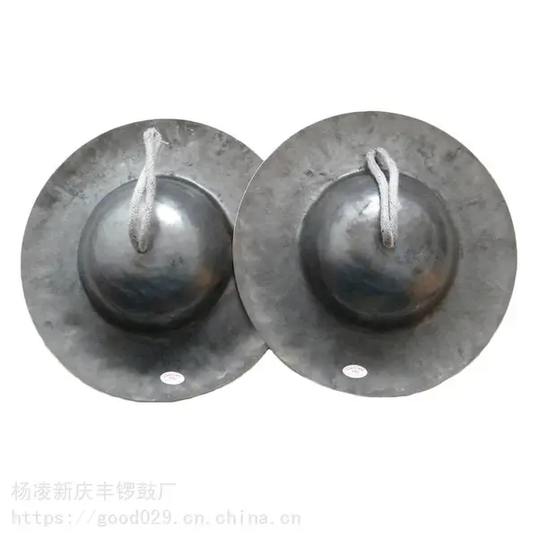 30CM黑色青铜钹 法器法物大钹 一付重约3.5斤声音宏亮结实耐打击