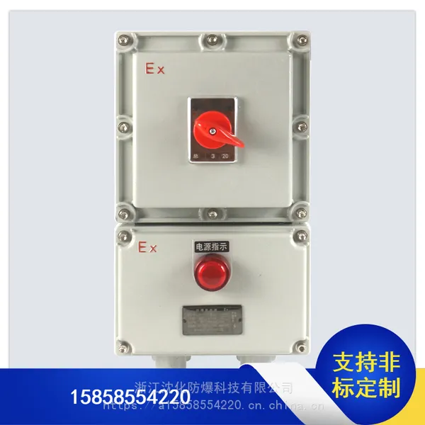 BXK系列防爆断路器 粉尘漏电开关箱 铝合金电源照明动力配电箱