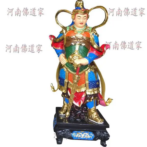 ******法物 ***佛像用品 树脂韦陀菩萨神像1.2米 河南厂家批发 韦驮菩萨三种杵的说法