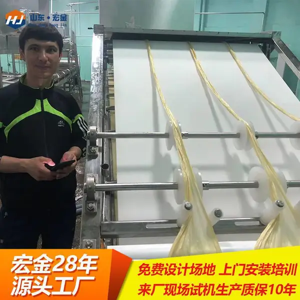 大型自动成型起皮腐竹加工设备 多功能腐竹油皮机 厂家培训