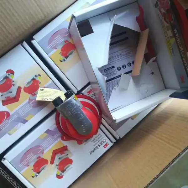 原装正品3M 20317圆形气动打磨机偏心震动圆砂机 5寸圆盘抛光机