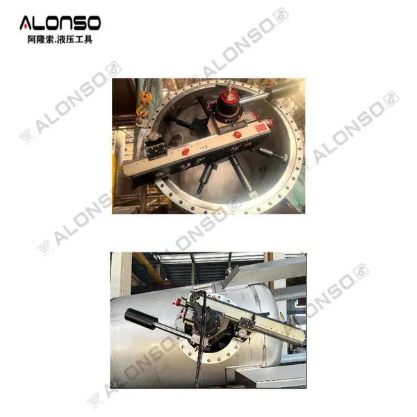 KE电动法兰面加工机-法兰面维修FF/RF法兰密封面加工-ALONSO品牌