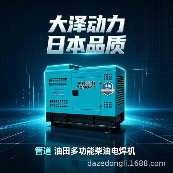大泽动力500A焊接发电机电焊发电机组