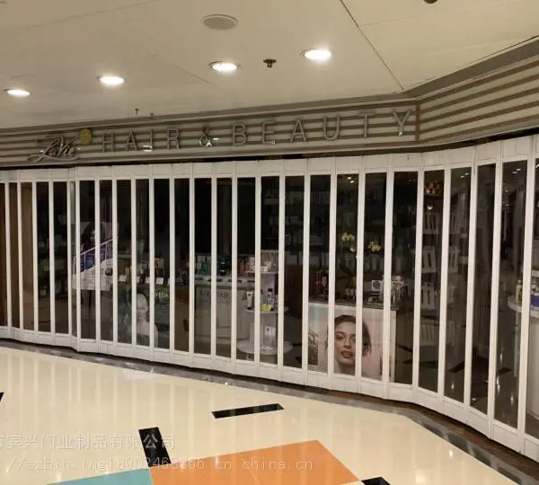 商场折叠门推拉门 隔断门防盗门定制安装服务