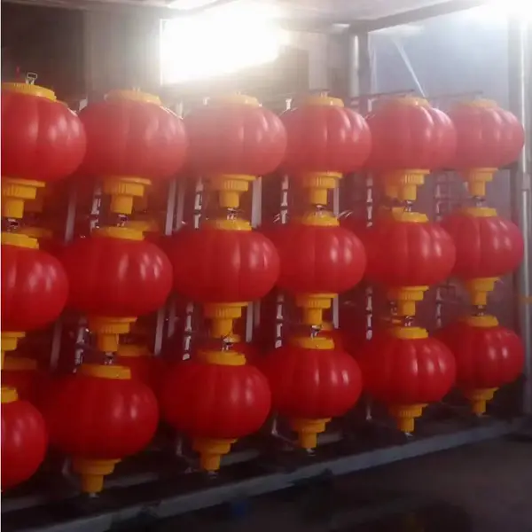 大同太阳能led发光灯笼 中国结灯 户外防水超亮发光中国结路灯外挂高杆路灯大红灯笼