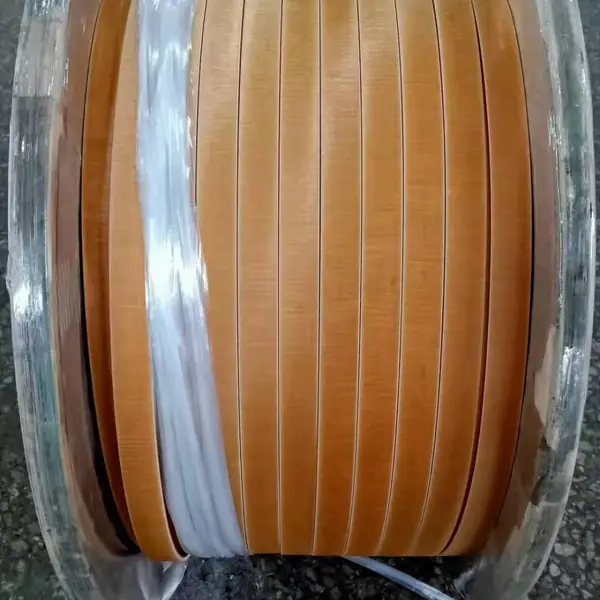 双玻璃丝包亚胺膜包铜扁线生产厂家 GLEMB-35/180