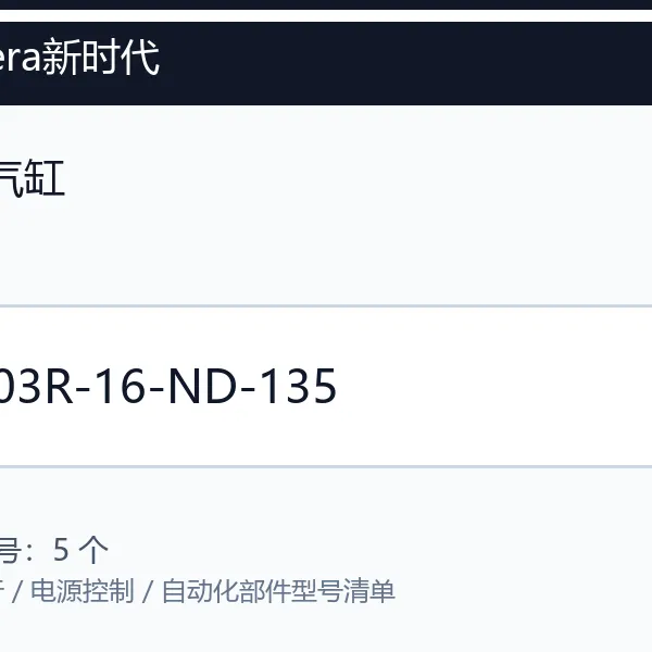 New-era新时代复动气缸CS03R-16系列进口气动执行定位元件 CS03R-16-ND-135