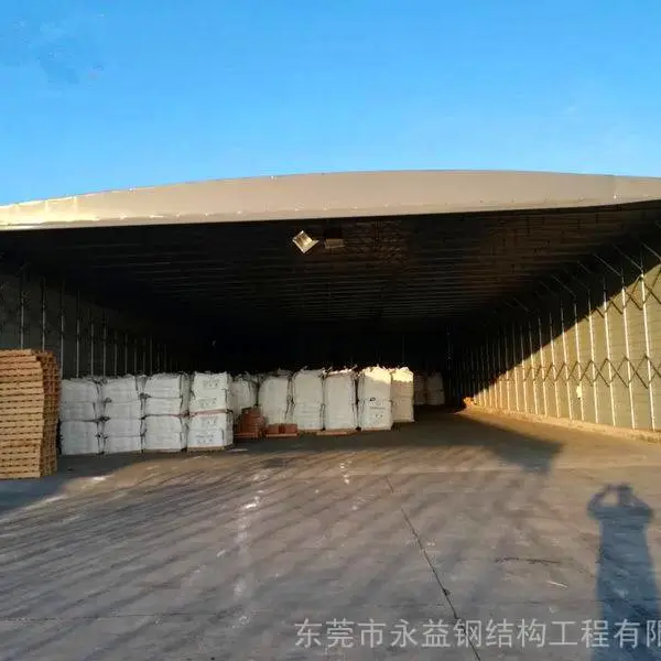 永益大型工业帐篷定做 活动雨篷移动户外遮阳棚 伸缩折叠雨棚 大型工业帐篷定做户外遮阳挡雨棚布厂家直销