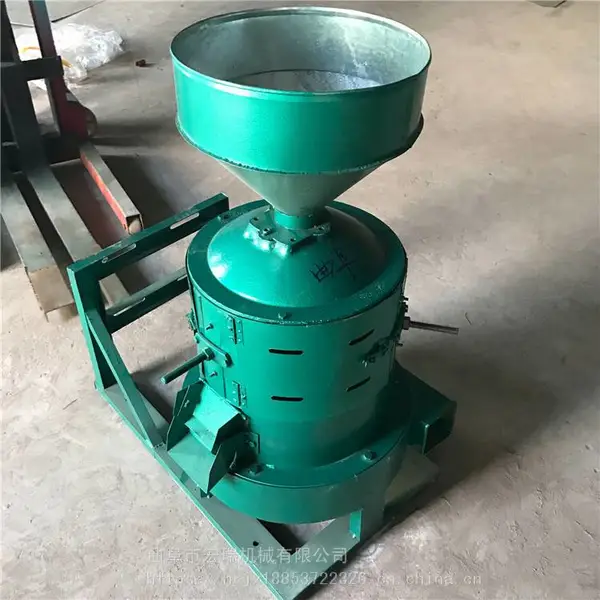 立式砂辊家用碾米机 水稻谷子脱皮碾米机 330型玉米制糁脱皮机