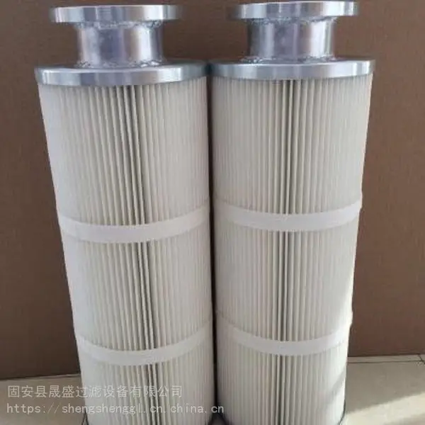 喷涂防尘除尘滤芯聚酯纤维初效过滤器工业环保设备滤筒 -晟盛过滤