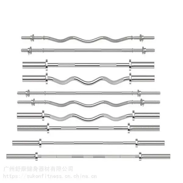 SK-905舒康杠铃杆比赛专业奥杆举重健身房专用1.8m2.2米1.2商用轴承直杆曲杆厂家直销