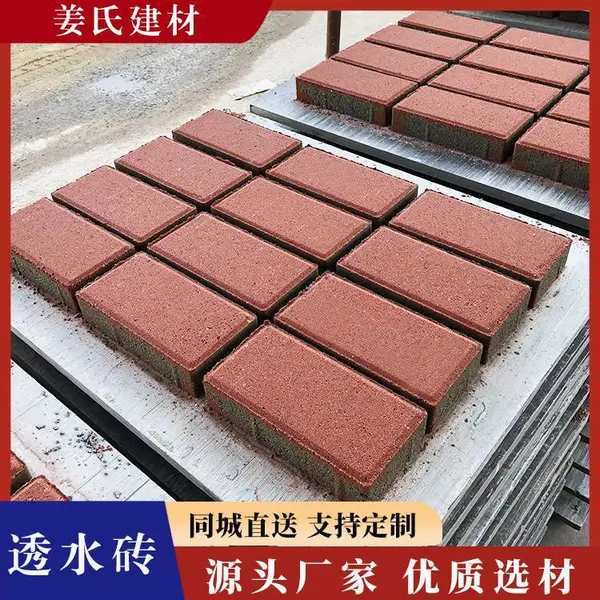 深圳市***混凝土水泥砖室外透水路面砖花园彩砖防腐蚀环保生态砖