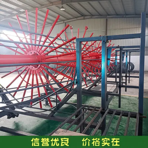 桩基笼焊接视频 滚焊机型号 钢筋笼制作设备 双枪自动焊