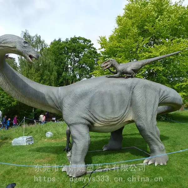 户外仿真大型玻璃钢恐龙雕塑园林游乐场商场公园景区景观装饰摆件
