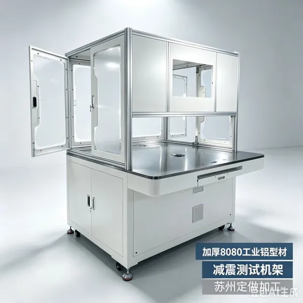 测试框架加厚8080工业铝型材减震机架测试机架定做加工厂家