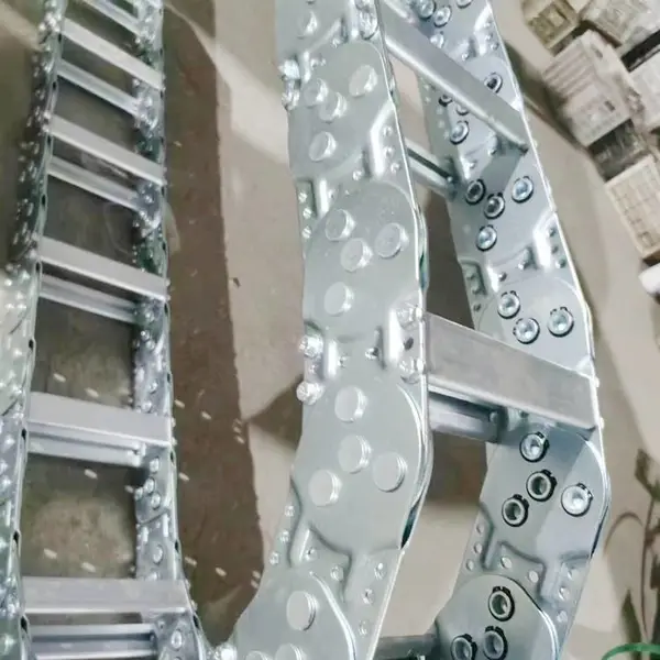 钢铝拖链 全封闭穿线铝链 半封闭钢制拖链鑫姆迪克定做