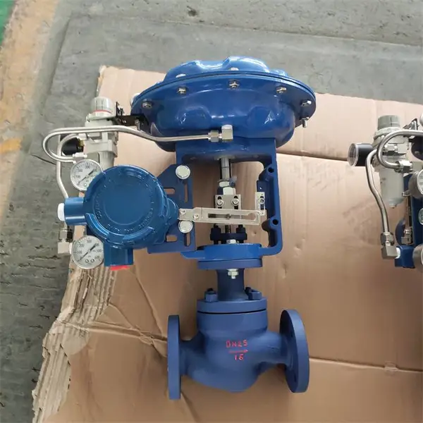 厂家供应不锈钢 ZJHP -40C DN100 气动薄膜不锈钢阀体单座平衡调节阀