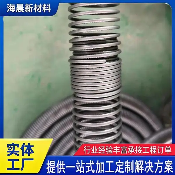 路面排水材料螺旋裹丝管A沥青预埋304不锈钢渗水弹簧钢管 海晨