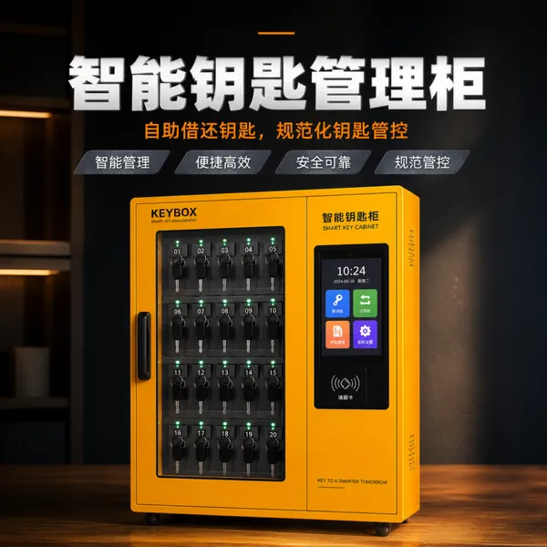 智能钥匙柜刷卡密码车辆钥匙管理柜物业车企单位自助借还钥匙存放