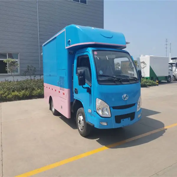 湖北国六东风流动餐车 夜市烧烤食品售卖车 自由流动的商业店铺
