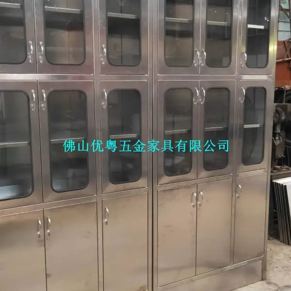 广东实验不锈钢柜不锈钢器械柜定制医疗边柜地柜***柜配药柜工厂
