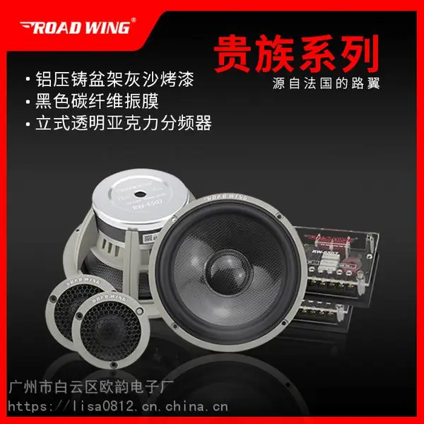 法国路翼新品RW-6507贵族系列二分频套装喇叭