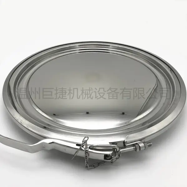 卫生级卡箍人孔,可掀式卡箍人孔,周转料桶卡箍人孔