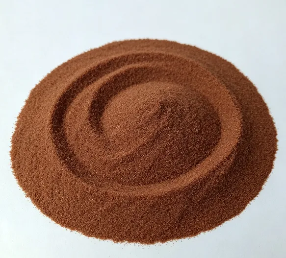 水刀切割用红石榴砂 喷砂除锈用石榴石 研磨用红色砂