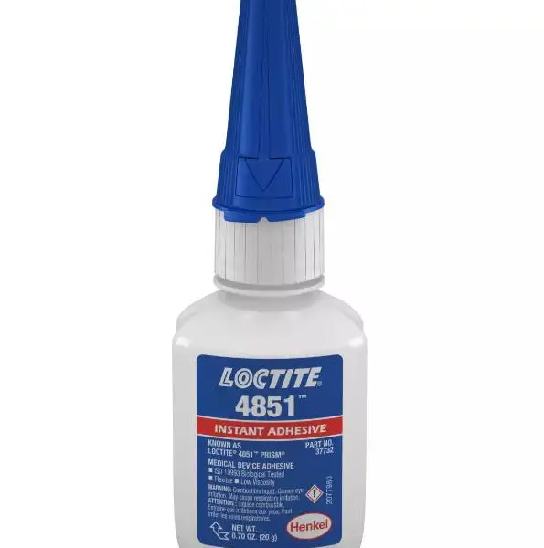 汉高乐泰瞬干胶LOCTITE 4851适用于粘合多孔或吸水性材料