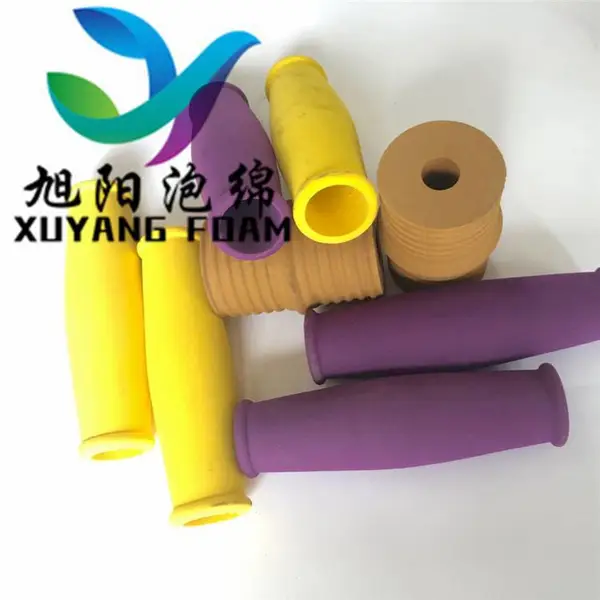东莞自行车防滑NBR手把套,橡塑海绵把套厂家,研磨NBR海绵护套管