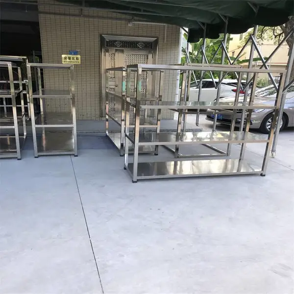 304不锈钢货架JH-BXGHJ04家辉不锈钢电池架分类