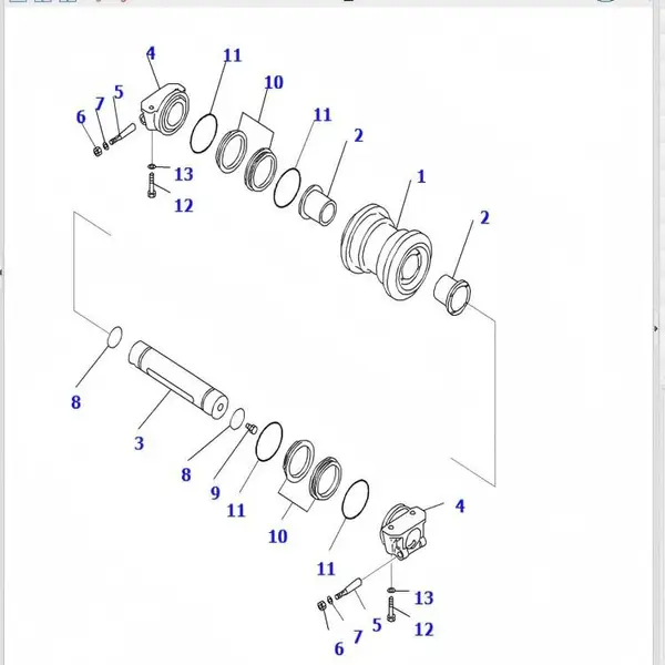 �ھ�����PC1250-11֧����21N-30-00152 TRACK ROLLER