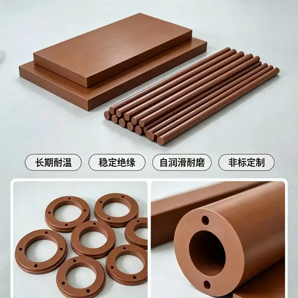 PI 聚酰亚胺板 耐高温耐摩擦 PI 板材 绝缘薄膜垫片 CNC 加工定制
