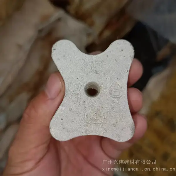 东莞梅花型水泥垫块 建筑工地木工混凝土垫块 圆饼形