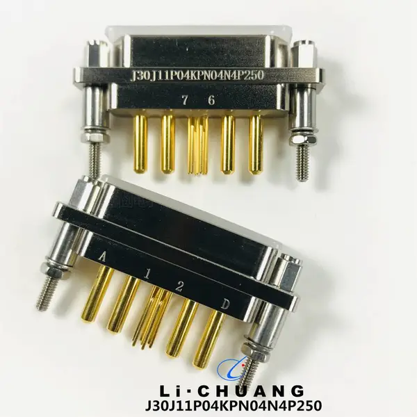 矩形连接器 J30J11P04KPN04N4P250 接插件 骊创