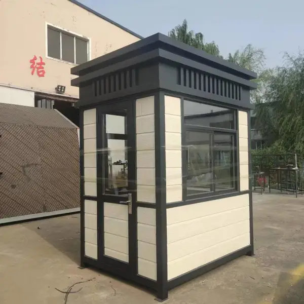 .产业园门卫值班岗亭 户外防水岗亭 多尺寸可定制生产