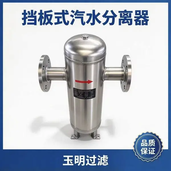玉明过滤挡板式气液分离器 制药灭菌蒸汽 分离稳定现货直发